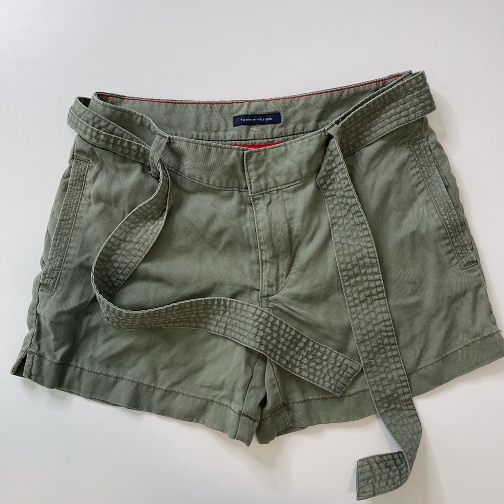 Tommy Hilfiger utility shirt with matching belt size 0